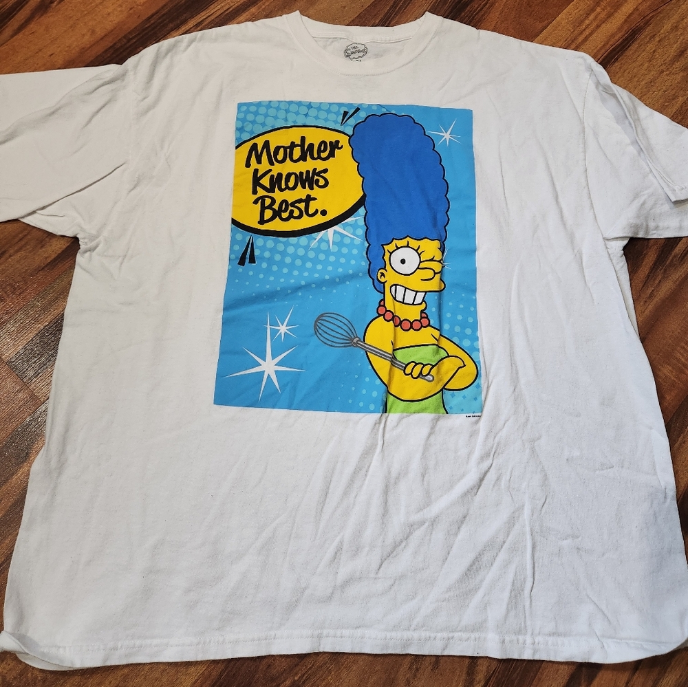 Mother Knows Best Simpsons Shirt size 2X